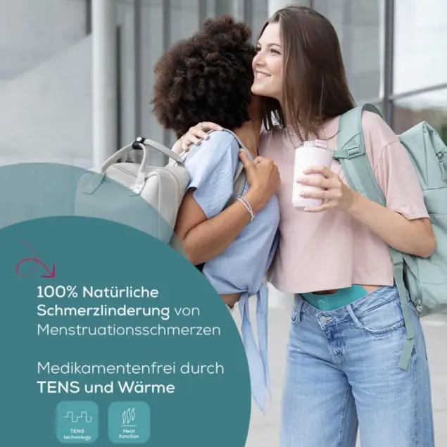 Entspannte Frau bei der Anwendung des Geräts